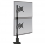 Black Monitor Pole Mount