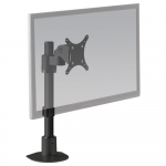 Black Monitor Pole Mount