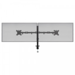 Black Dual Monitor Stand