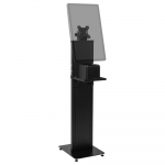 Black Free Standing Kiosk