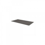 Float Work Surface Top, Flat Edge, Gray, 30"x54"