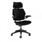 Freedom Task Chair With Headrest, Black