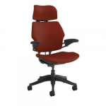 Freedom Task Chair With Headrest, Earth Red