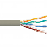 350Mhz CAT5e Bulk Cable with 24 AWG, Gray