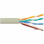 350Mhz CAT5e Bulk Cable with 24 AWG, White