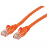Network Cable, Cat6, UTP 5 ft., Orange