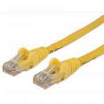 Network Cable, Cat6, UTP 50 ft., Yellow