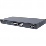 16-Port Ethernet POE Web-Managed Switch, 2 SFP