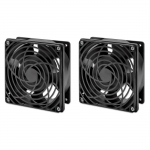 2-Fan Ventilation Unit for 19" Wallmount Cabinets