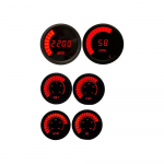 Multi-Gauge LED Digital Bargraph Set, Red