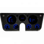 1967-1972 Chevy Truck Digital Bargragh, Blue
