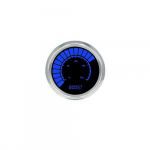 Boost LED Bargraph Gauge in Chrome Bezel Blue