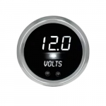 LED Digital Voltmeter, 2-5/8", Chrome Bezel