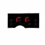 LED Digital Replacement Gauge Panel, Red