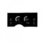 LED Digital Replacement Gauge Panel, While