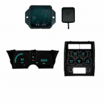 1978-1982 Corvette Panel Teal LED GPS