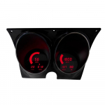 1967-1968 Camaro LED Digital Gauge Panel, Red
