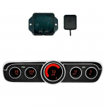1965-1966 Ford Mustang Panel Red LED GPS