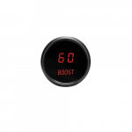 Boost LED Digital Gauge in Black Bezel Red