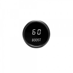 Boost LED Digital Gauge in Black Bezel White