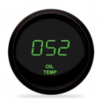 LED Digital Oil Temperature Gauge Black Bezel