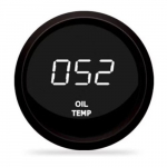 LED Digital Oil Temperature Gauge Black Bezel