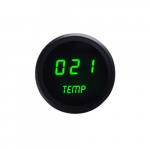 LED Digital Water Temperature Gauge Black Bezel