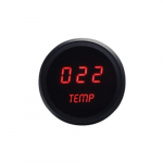 LED Digital Water Temperature Gauge Black Bezel