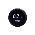 LED Digital Water Temperature Gauge Black Bezel