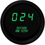 LED Digital Outside Air Temperature Gauge, Green