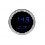 LED Digital Voltmeter 2-1/16" 7-25.5 Volt, Blue