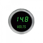 LED Digital Voltmeter 2-1/16" 7-25.5 Volt Green
