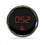 LED Digital Oil Temperature Gauge 2-1/16", Red