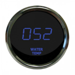 LED Water Temperature Gauge 2-1/16", Blue