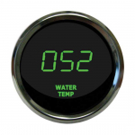 LED Water Temperature Gauge 2-1/16", Green