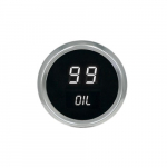 LED Oil Pressure Gauge 2-1/16" with Sender