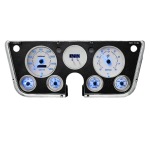 Chevy Truck Analog Gauge Cluster, Blue LEDs