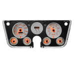 Chevy Truck Analog Gauge Cluster, Orange LEDs