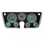 1967-1972 Chevy Truck Analog Panel Teal LED