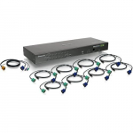 16-Port PS/2 USB Combo KVM Switch, Cables