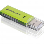 SD/microSD/MMC Card Reader/Writer, Green