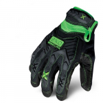 Exo Motor Impact Glove, Black / Green, XL