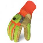 Exo Hi-Viz Insulated Leather Glove, Secure, S