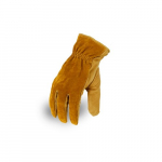 Unbreakable Leather Glove, Open Cuff, L