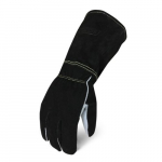 Welder Glove, Cow Split Leather, Safety Cuff, L
