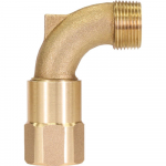 Fitting 3/4" Brass Swivel Elbow FNPT x MNPT