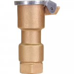 1" Brass Quick Coupling Valve, Aluminum Cap