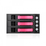 2.5", SAS SATA 6 Gbps HDD Hot-Swap Rack, Red