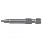 #3 x 1" Square Power Bit with 1/4" Hex Shank