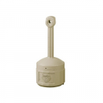 Cease-Fire Cigarette Butt Receptacle, 4 Gallon, Beige